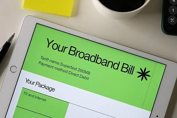 Image of a ipad with a broadband bill open on it. The common internet bill mistakes that could cost you hundreds