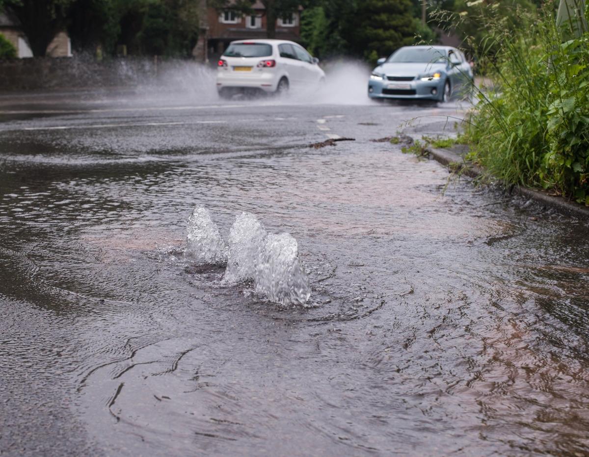 Burst water main