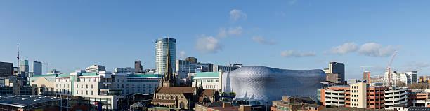 Image show an ariel picture of Birmingham city centre