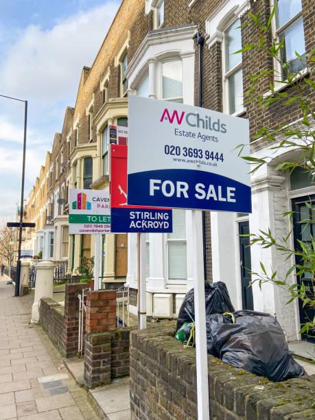 Image of a row of for sale signs