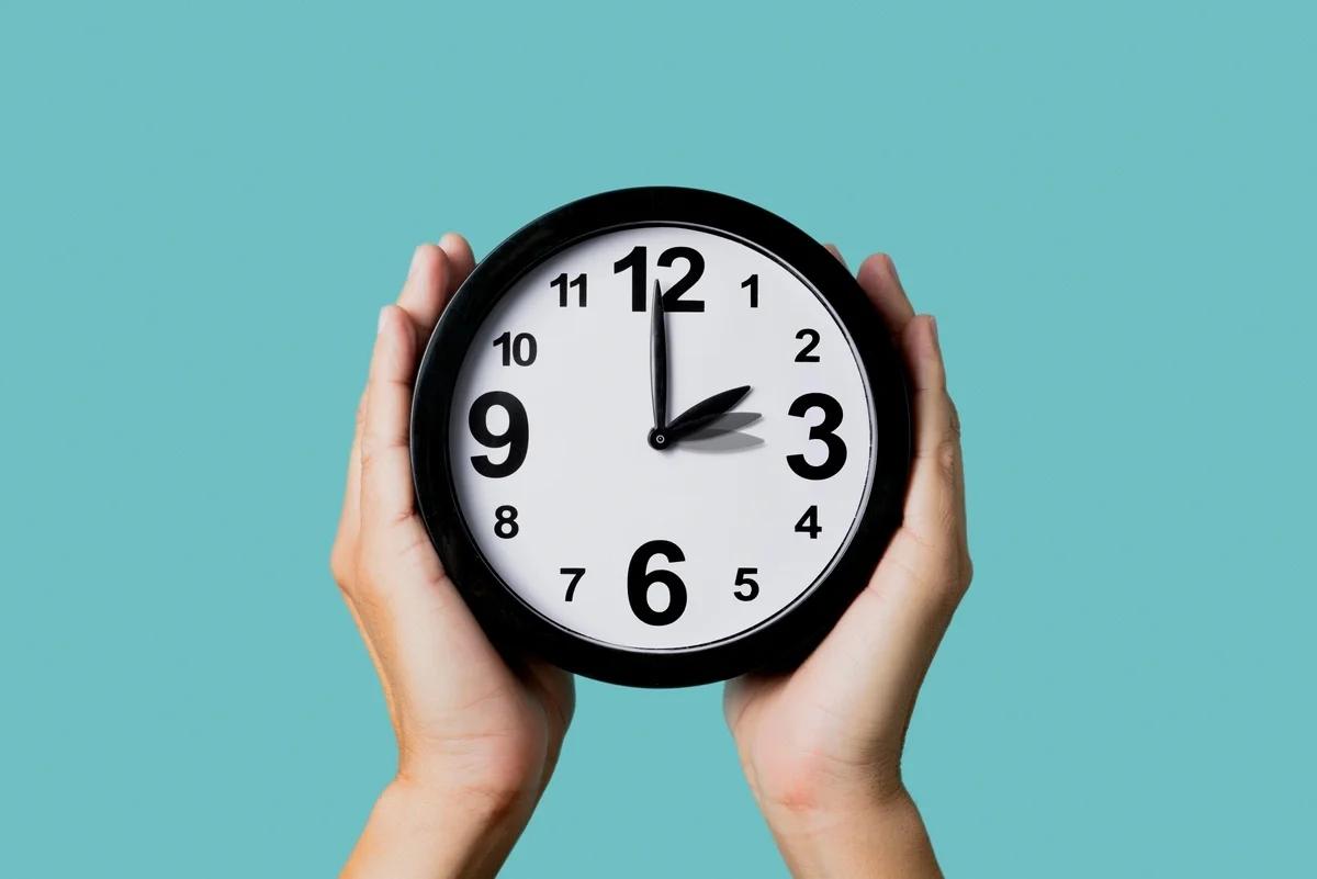 A picture of a clock