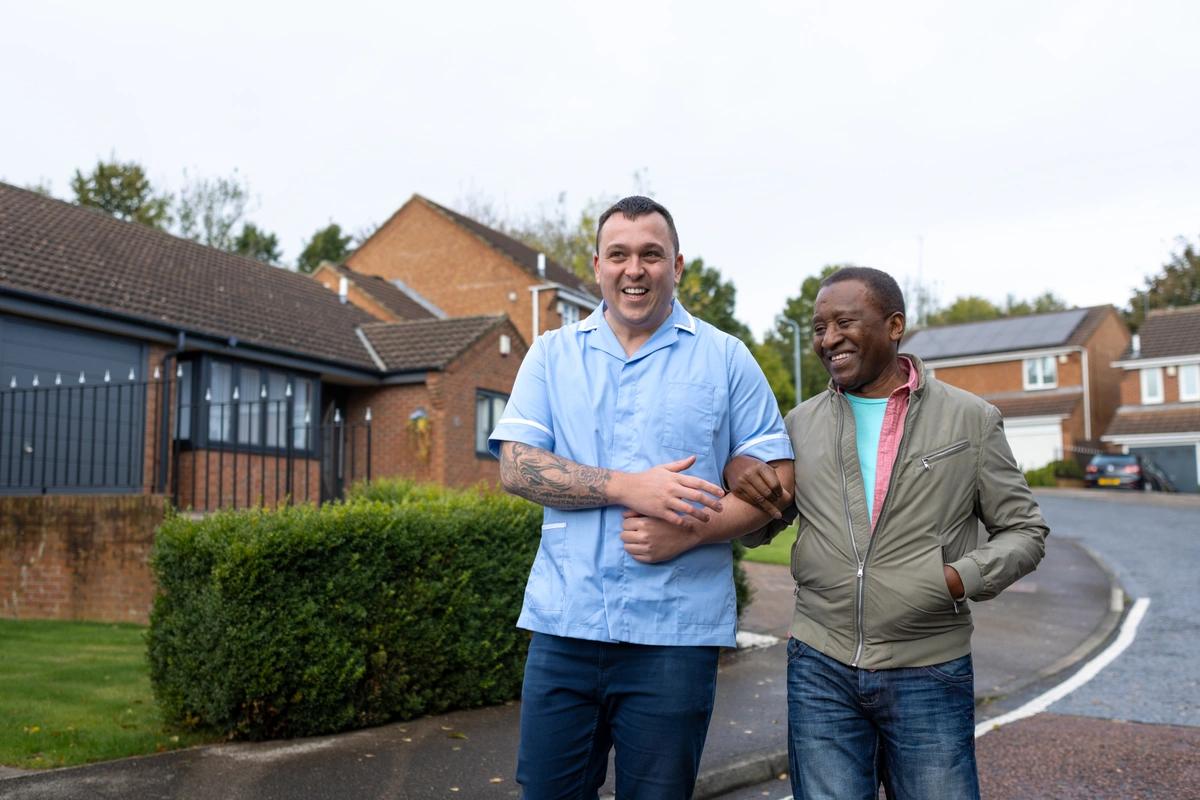 A PIP claimant and his carer