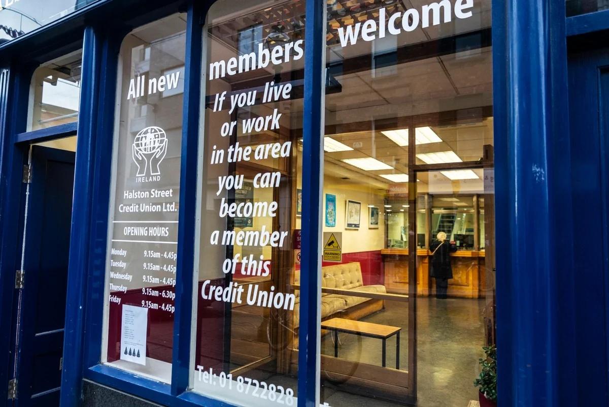 The shopfront of a credit union