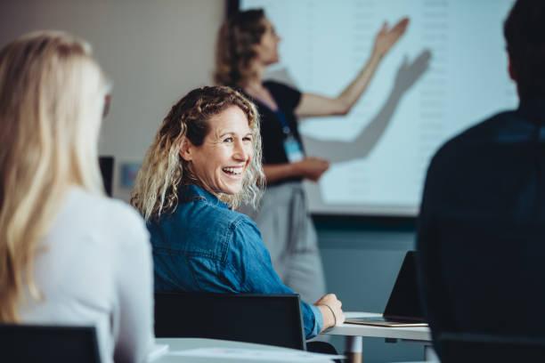 image of people in a training centre