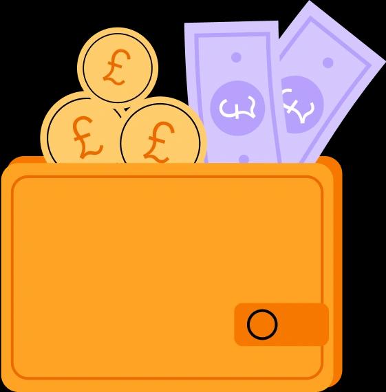 Illustrated image of a wallet. Inflation falls to its lowest rate in three years. Inflation has dropped to 1.7%,. Triple lock