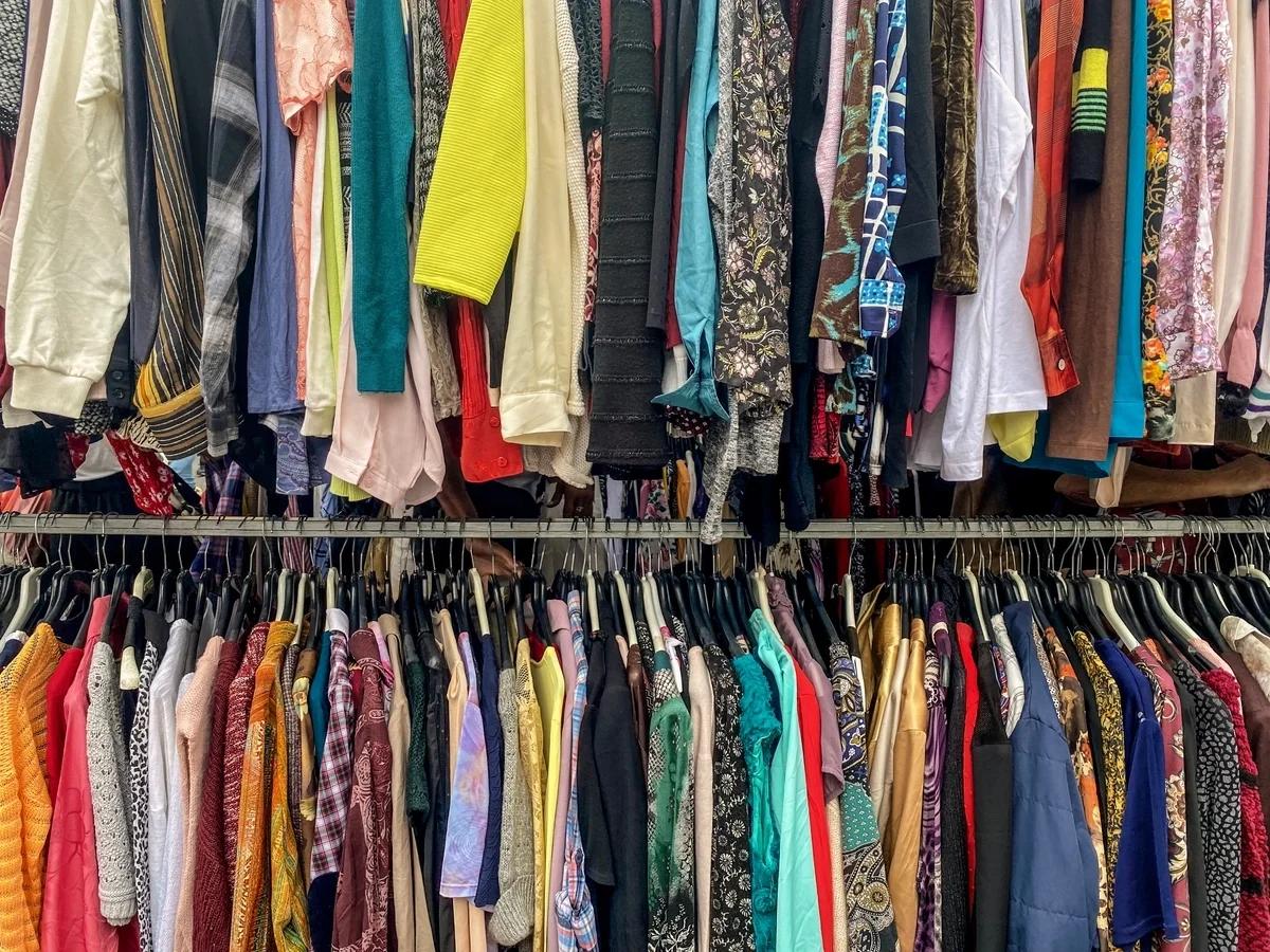 Savvy shoppers buying second-hand clothes to save money