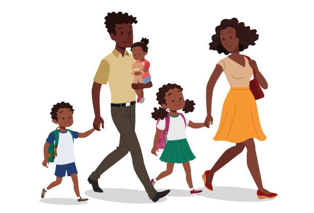 Illustrated image of a family of three who will be affected by the two child cap. Two child cap - what other support is available to struggling families