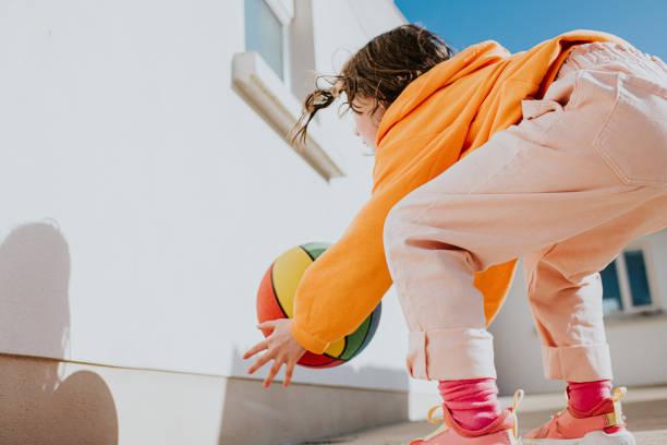 Image of a child playing basketball. Thousands of free days out up for grabs from Lidl