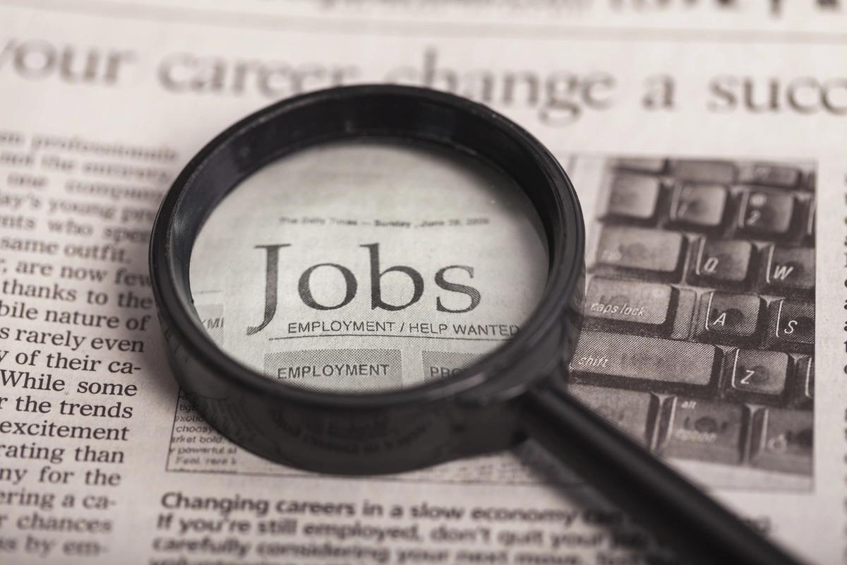 Job ad in newspaper