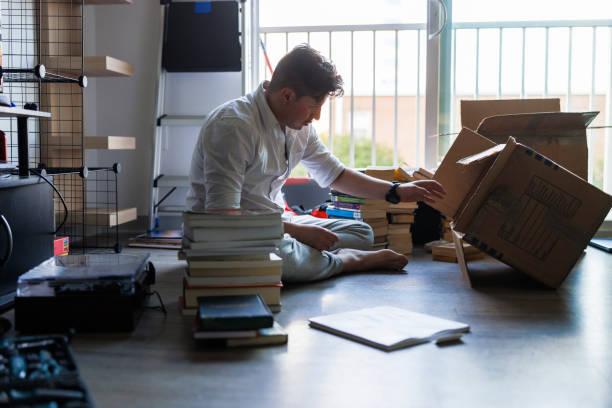 Image of a student unpacking. New bursary launched to help low-income students with university costs