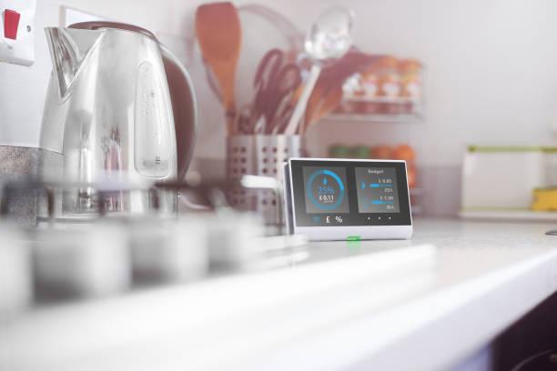 Image of a smart meter next to a kettle. First-of-its-kind energy tariff could help cut household bills. E.ON Next.