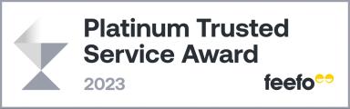 Feefo Platinum Trusted Service Award 2020