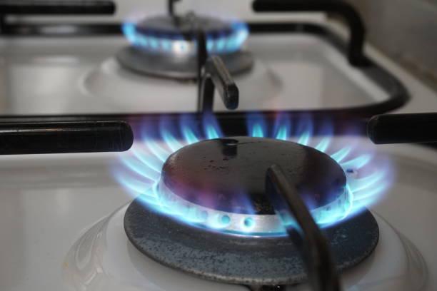 Image of a gas hob