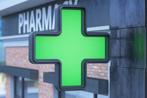 Image of a pharmacy sign. Prescription prices rise from today. Find out who is entitled to free prescriptions