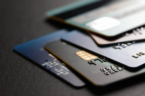 Image of a row of credit cards