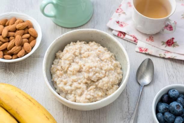 Image of a bowl of porridge and a cup of tea -  Asda cafes give away free breakfasts