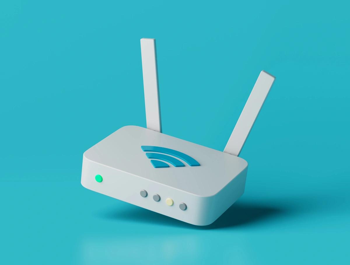 Internet Wifi router with antennas